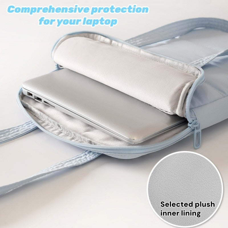 Tas Korean-style Single Shoulder Bag Commuting iPad Protection Case Portable 14''/15'' Laptop Bag
