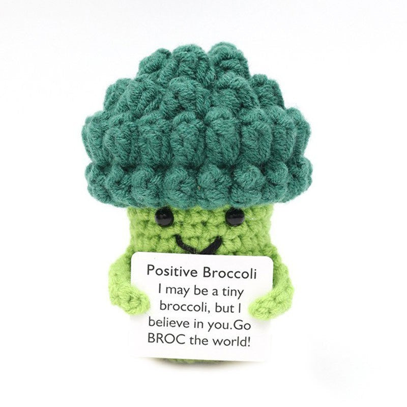 Emotional Support Crochet Doll Toys Positive Potatoes Crochet Hand-knitted Small Gift Christmas Gift