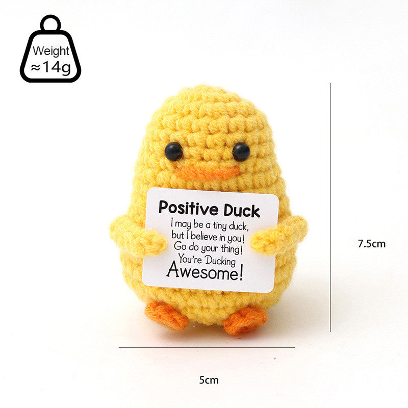 Emotional Support Crochet Doll Toys Positive Potatoes Crochet Hand-knitted Small Gift Christmas Gift