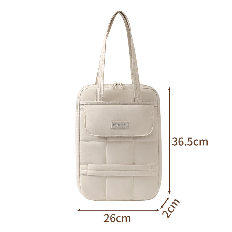 Tas Korean-style Single Shoulder Bag Commuting iPad Protection Case Portable 14''/15'' Laptop Bag