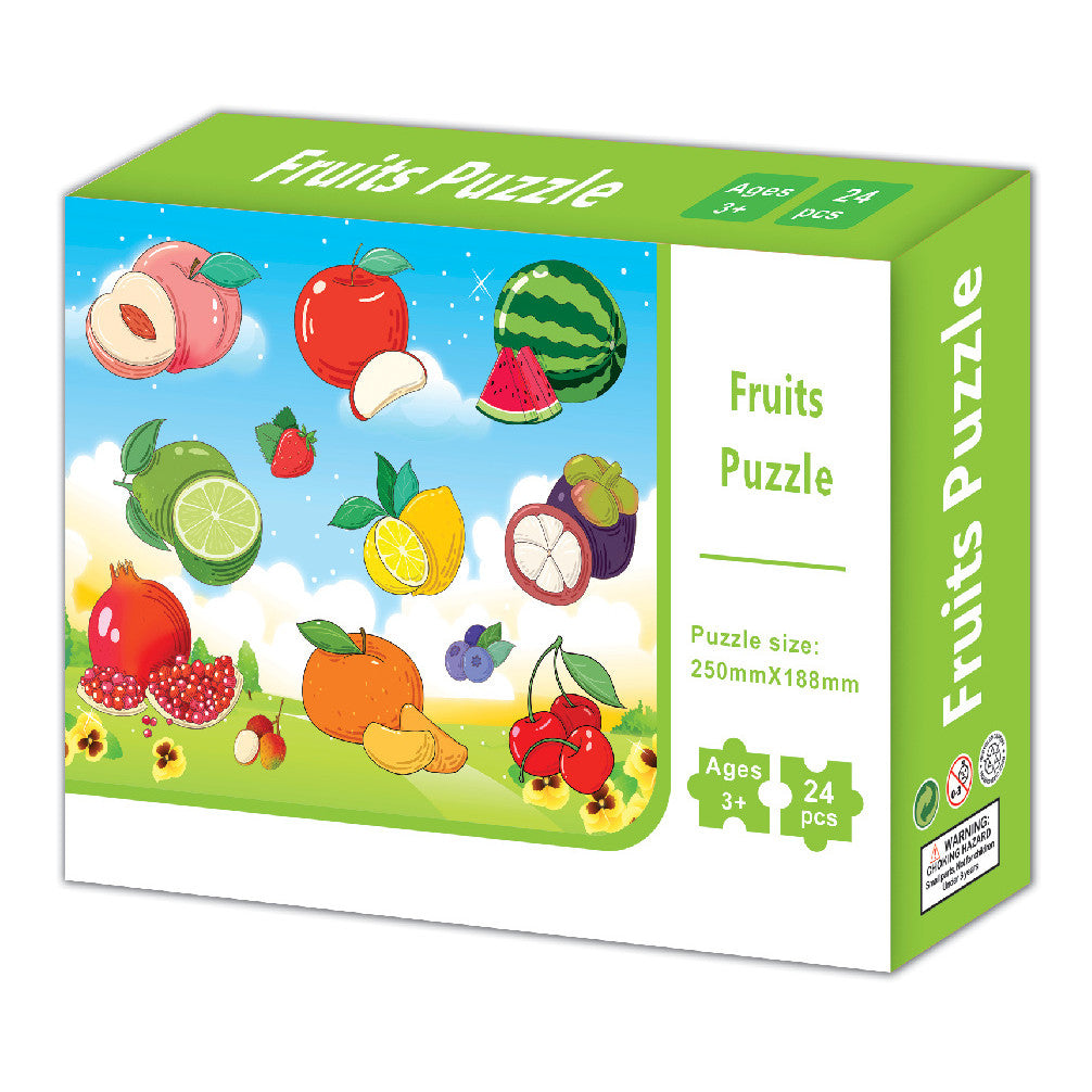 24PCS Kids Jigsaw Puzzle – Mini Educational Puzzle Toy for Ages 4–8, Travel & Birthday Party Favor Bag Gift