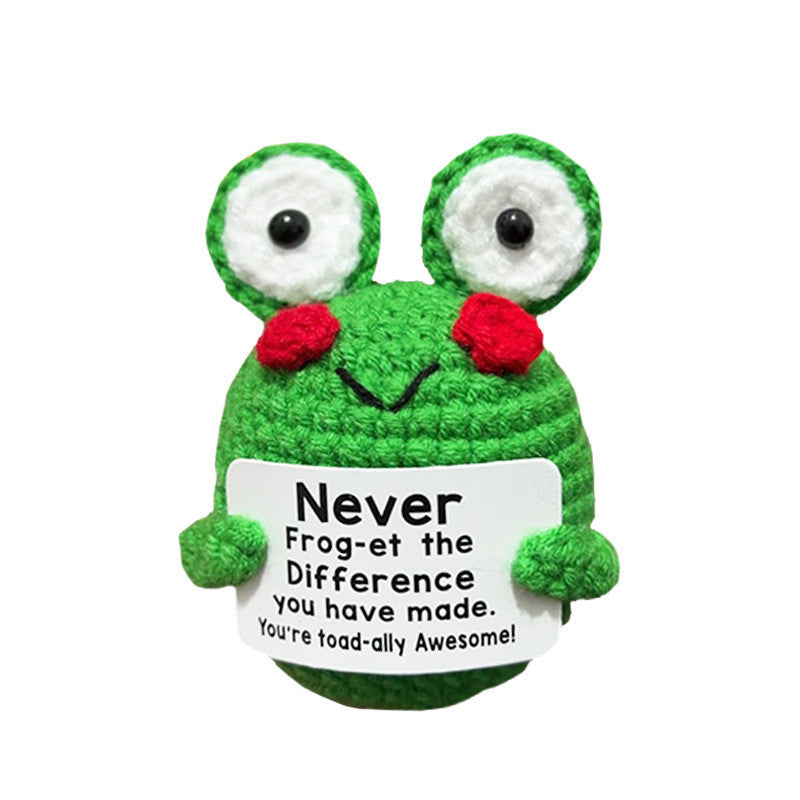 Emotional Support Crochet Doll Toys Positive Potatoes Crochet Hand-knitted Small Gift Christmas Gift