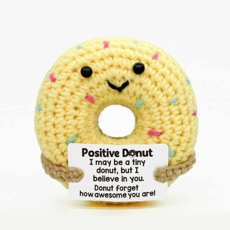 Emotional Support Crochet Doll Toys Positive Potatoes Crochet Hand-knitted Small Gift Christmas Gift