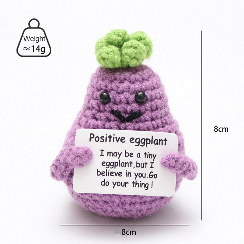 Emotional Support Crochet Doll Toys Positive Potatoes Crochet Hand-knitted Small Gift Christmas Gift