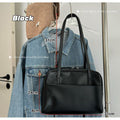 Tas Korean style large-capacity shoulder bag Lady's vintage underarm bag Versatile tote bag
