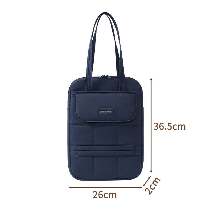 Tas Korean-style Single Shoulder Bag Commuting iPad Protection Case Portable 14''/15'' Laptop Bag