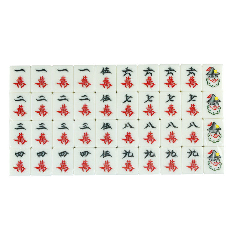 168Pcs 36mm Singapore Mahjong Tiles Set | with Animal Cards Portable | CNY Family Gathering Party Travel Board Game Gift