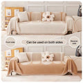 EmmAmy Nordic Region Thickened Sofa Cover Cat Scratch Protection Slipcover Chenier Double-sided Sofa Blanket