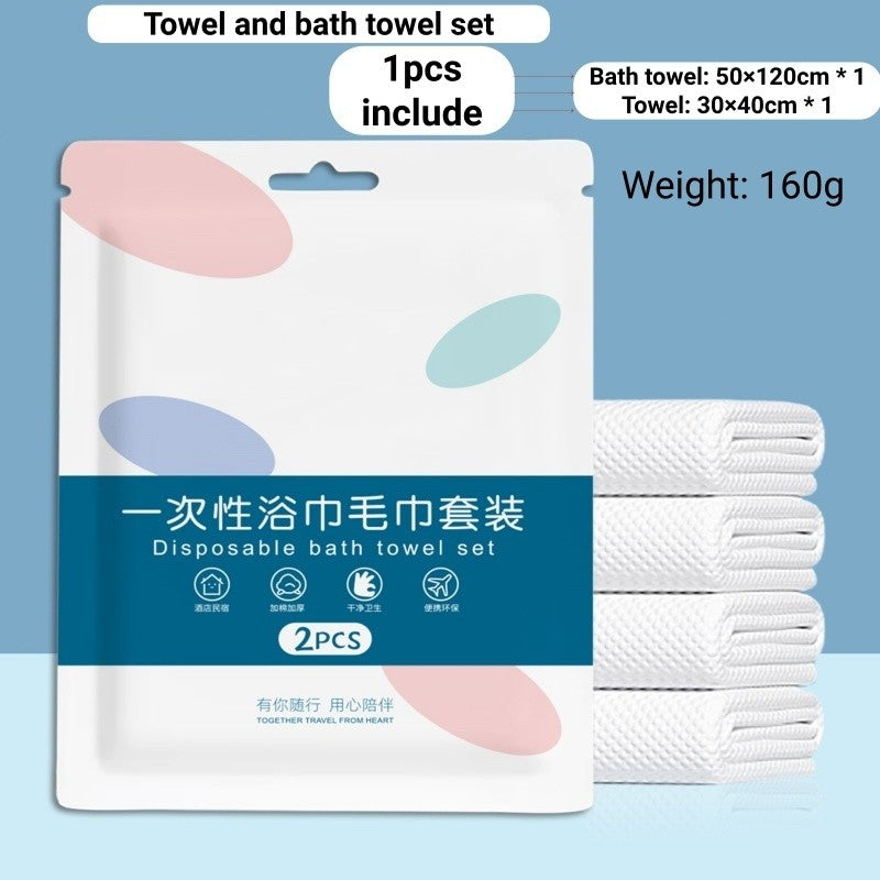 Tas Disposable bath towel & towel & bed sheet set Individual Packaging
