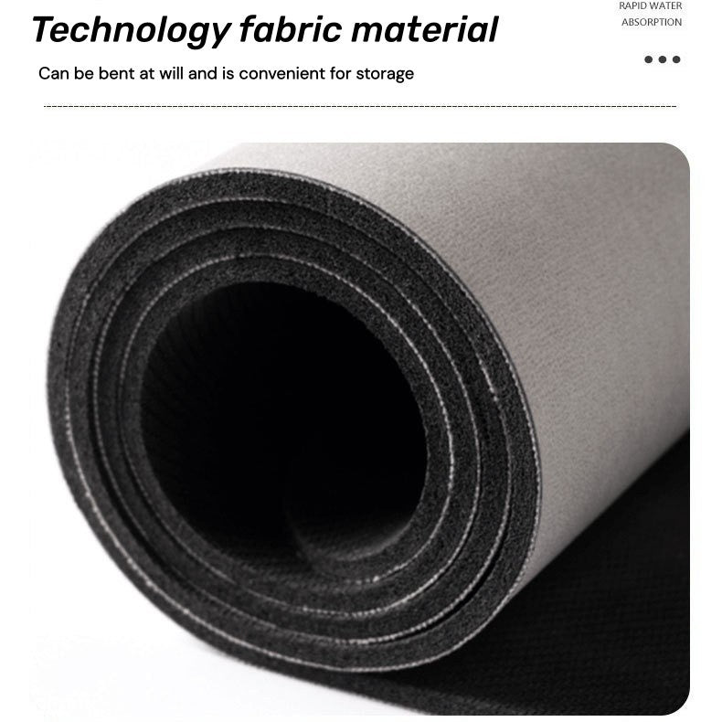 EmmAmy 2pcs/set Anti-slip Kitchen Floor Mat Simple Style Diatom Mud Mat Household Absorbent Carpet