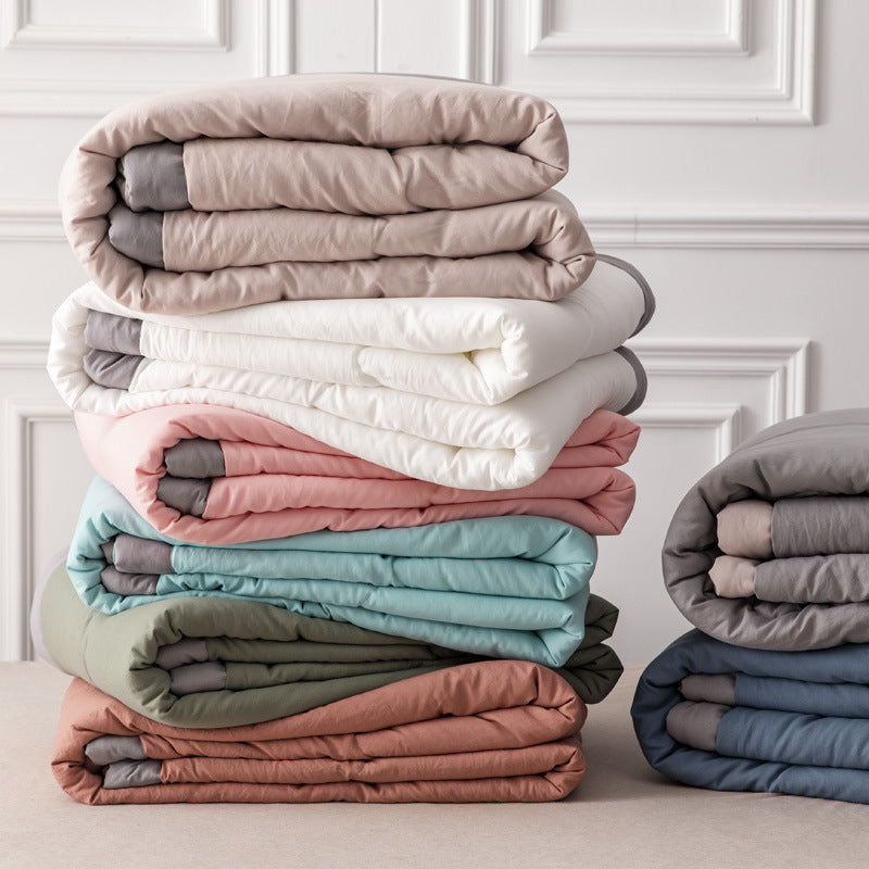Soft Cotton Blanket Comforter Premium Cotton Blanket  Washable  Air Conditioning Quilt