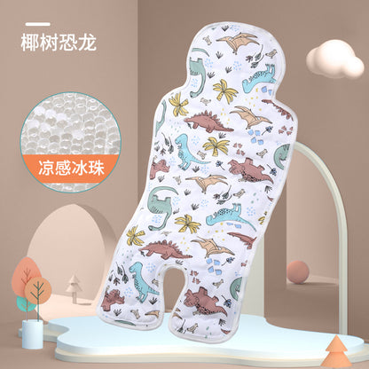 Korean Style Multifunctional Baby Stroller Cushion Liner Safety Seat Pad Universal Stroller Cotton Pad Warm/Ice Mat