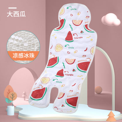 Korean Style Multifunctional Baby Stroller Cushion Liner Safety Seat Pad Universal Stroller Cotton Pad Warm/Ice Mat