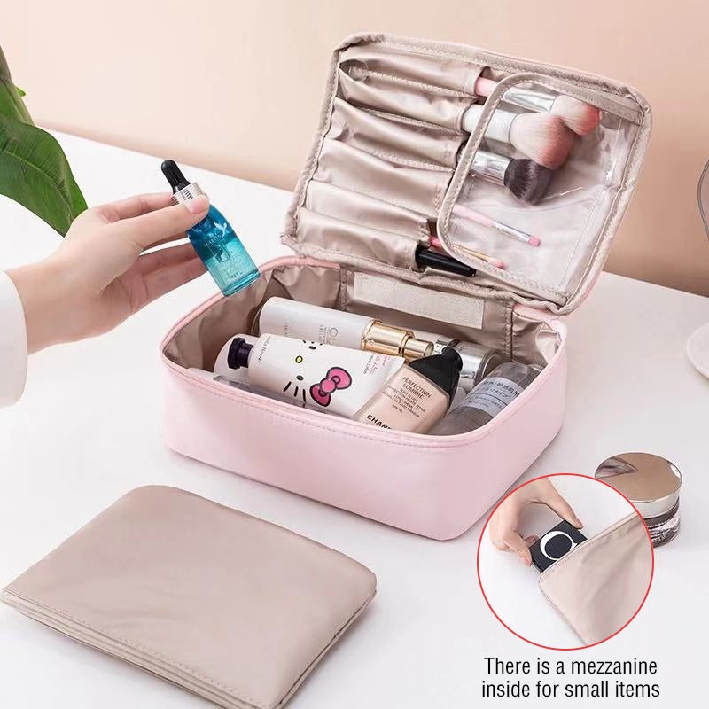 Waterproof Cosmetic Bag Travel Makeup Bag Portable Wash Pouch Make up Organizer Bag