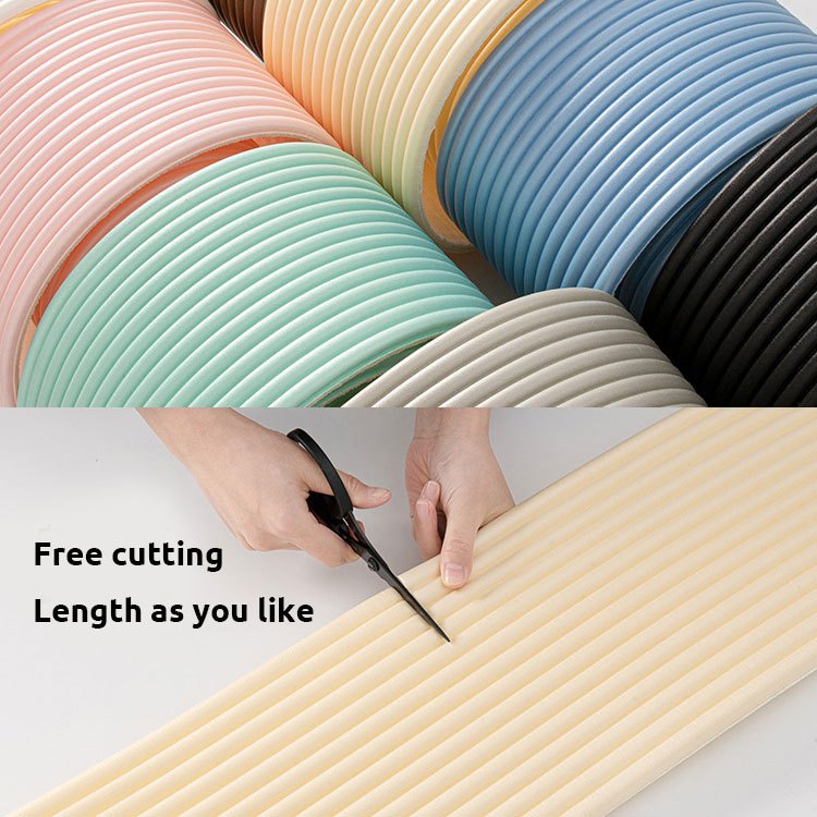 Anti-collision strip Baby Protection Pad Bumper Strips Bedside Bumper Strips Wall Bumper  Bumper Protector