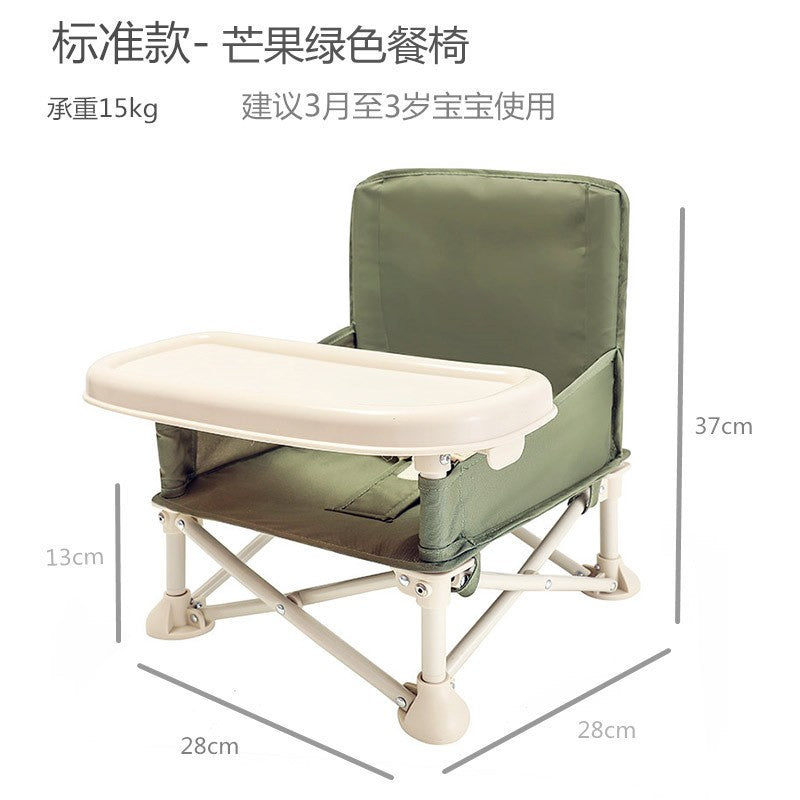 Ins Korean Baby Chair Kids Dining Chair Convenient Folding Picnic Chair for Children or Props for Baby Photography