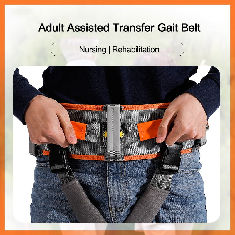 Specool® Transfer Gait Belt Secure Walking Gait Transfer Belt for Elderly and Patient Care Adjustable Size