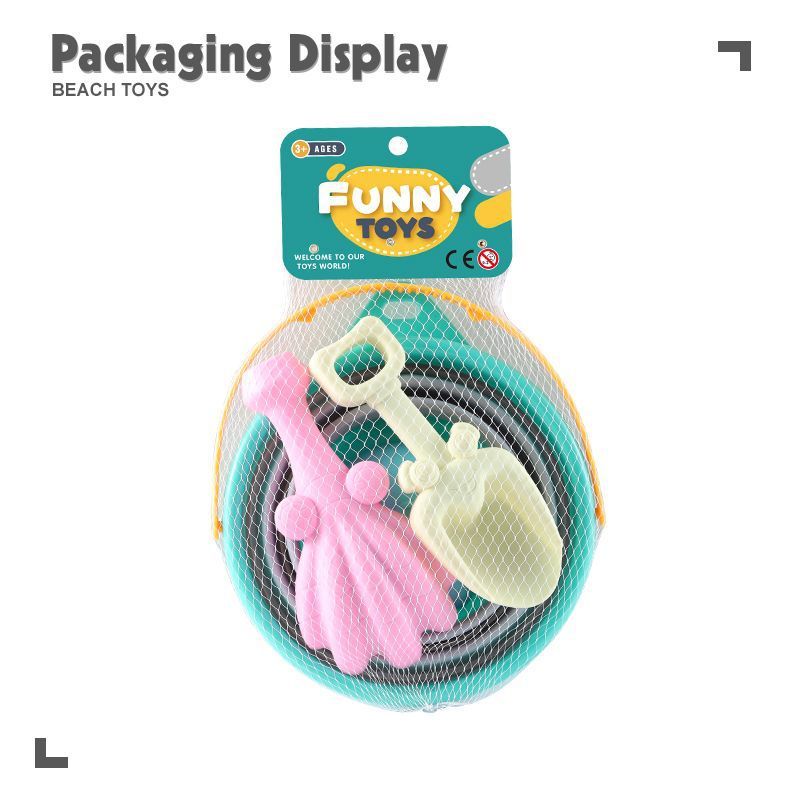18Pcs/Set Children's Beach Toy Set Play Sand Tools Shovel and Bucket