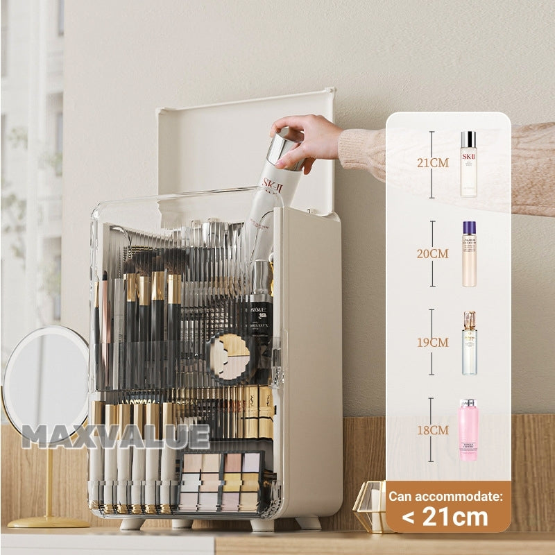 Makeup Organizer Skincare Organiser Cosmetic Storage Box Holder In Transparent Acrylic
