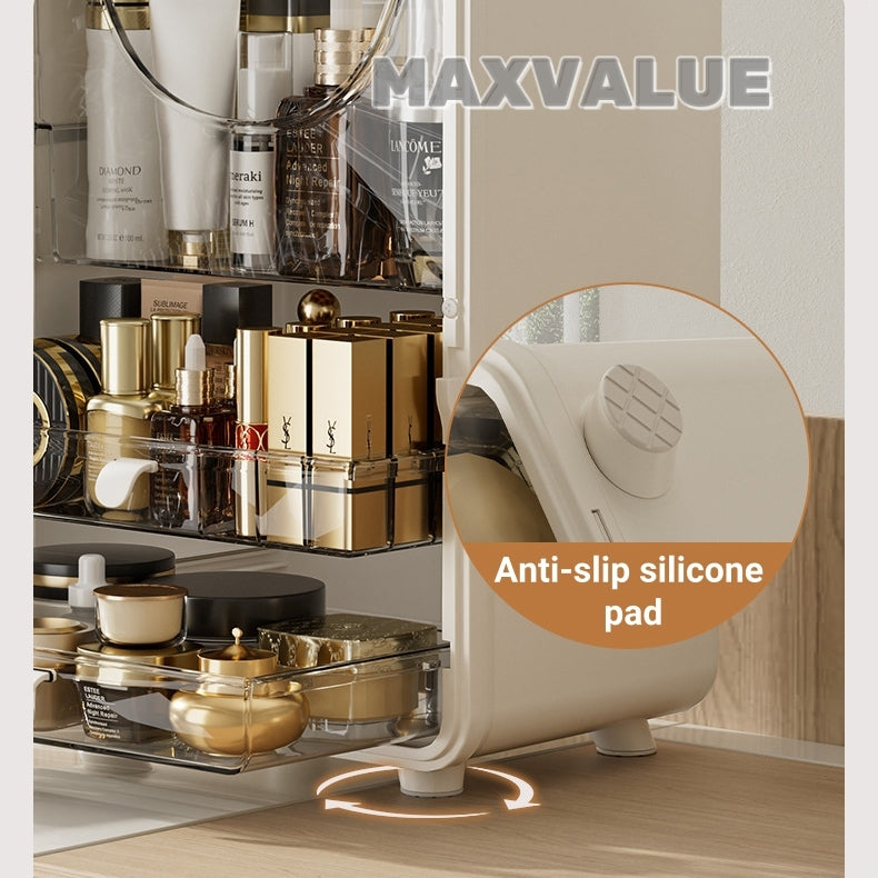 Makeup Organizer Skincare Organiser Cosmetic Storage Box Holder In Transparent Acrylic