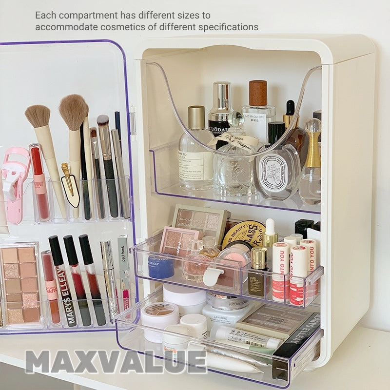 Makeup Organizer Skincare Organiser Cosmetic Storage Box Holder In Transparent Acrylic