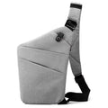 Men Crossbody Chest Bag Anti-theft Close-fitting Waist Bag Back Pack Sash Bags Travel Shoulder Bag