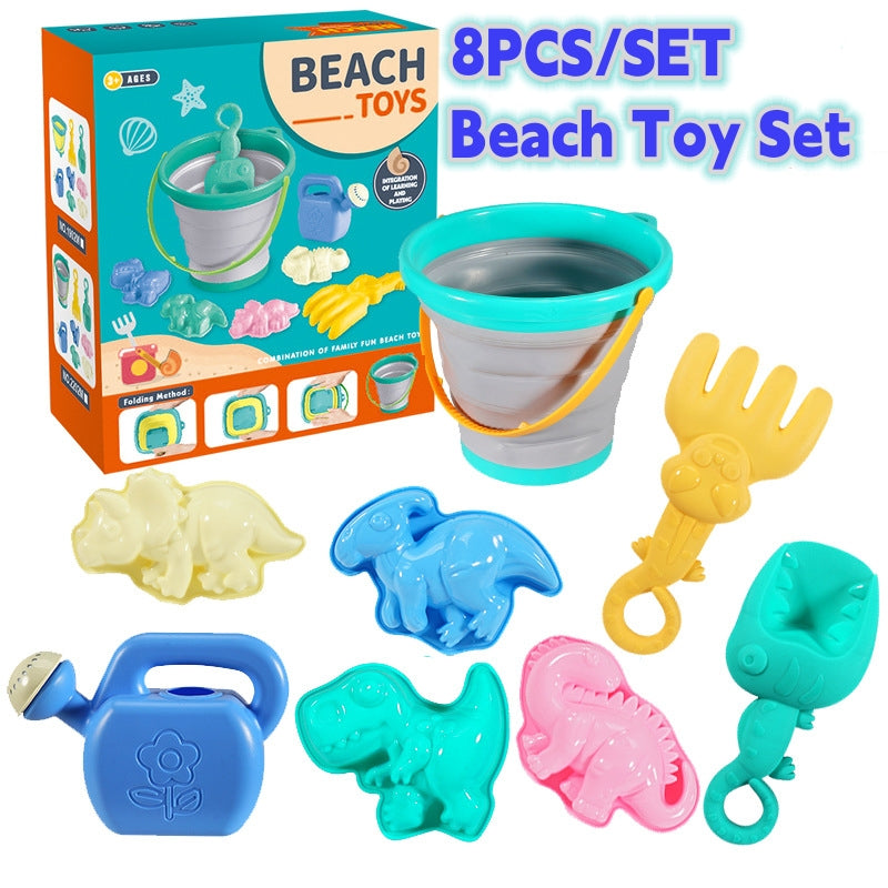 18Pcs/Set Children's Beach Toy Set Play Sand Tools Shovel and Bucket