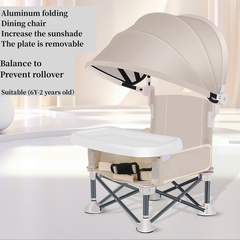 Ins Korean Baby Chair Kids Dining Chair Convenient Folding Picnic Chair for Children or Props for Baby Photography