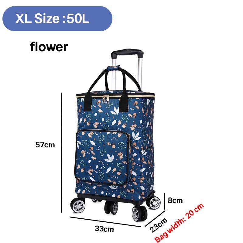 Retractable folding grocery Personal shopping cart shopping trolley/Trollies market trolley