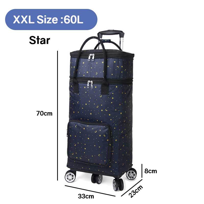 Retractable folding grocery Personal shopping cart shopping trolley/Trollies market trolley