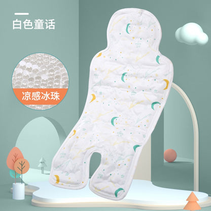 Korean Style Multifunctional Baby Stroller Cushion Liner Safety Seat Pad Universal Stroller Cotton Pad Warm/Ice Mat