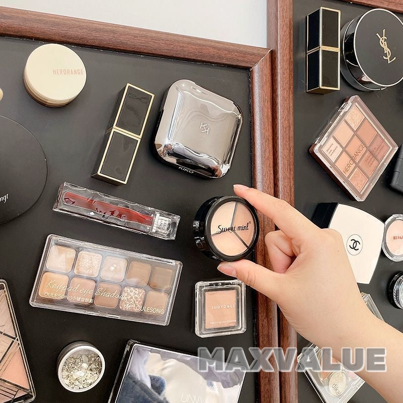 Magnetic Suction Blackboard Makeup Wall Desktop Cosmetics Storage Display Rack for Travel Ref Magnets/Magnetic Pins