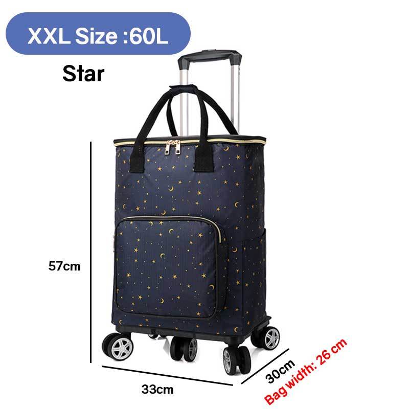 Retractable folding grocery Personal shopping cart shopping trolley/Trollies market trolley