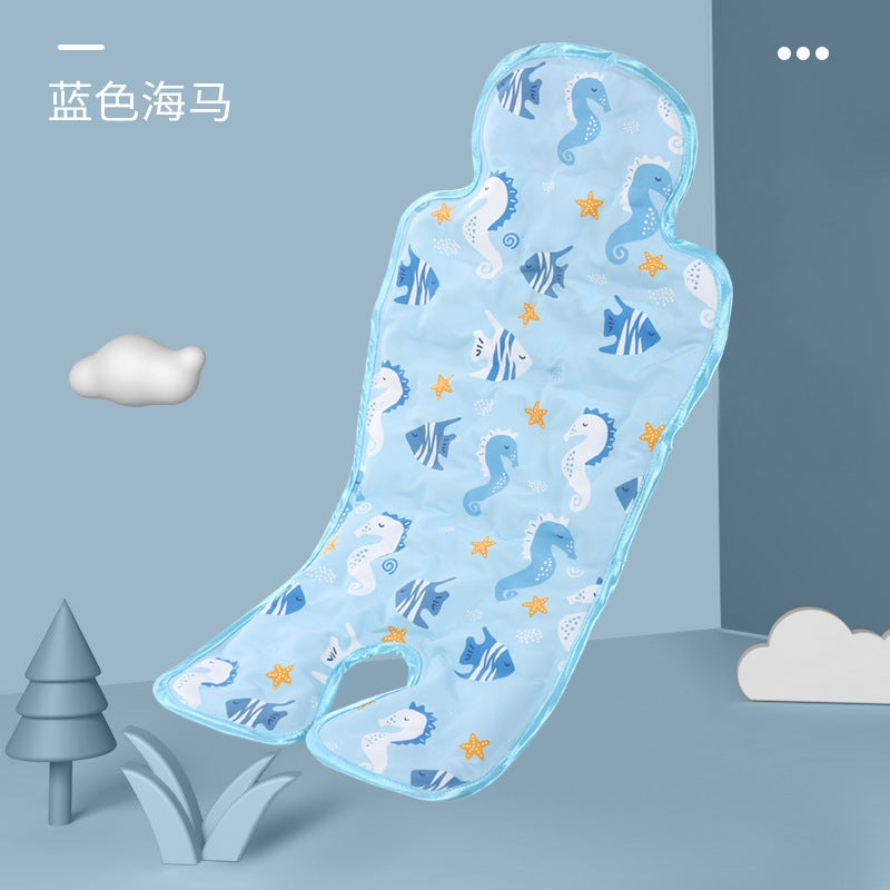 Korean Style Multifunctional Baby Stroller Cushion Liner Safety Seat Pad Universal Stroller Cotton Pad Warm/Ice Mat