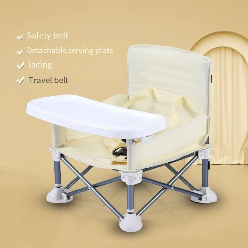 Ins Korean Baby Chair Kids Dining Chair Convenient Folding Picnic Chair for Children or Props for Baby Photography