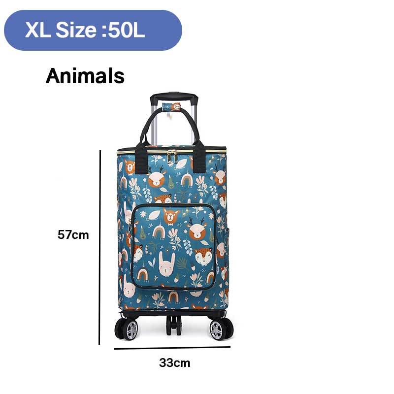 Retractable folding grocery Personal shopping cart shopping trolley/Trollies market trolley