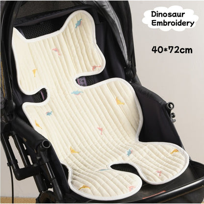 Korean Style Multifunctional Baby Stroller Cushion Liner Safety Seat Pad Universal Stroller Cotton Pad Warm/Ice Mat