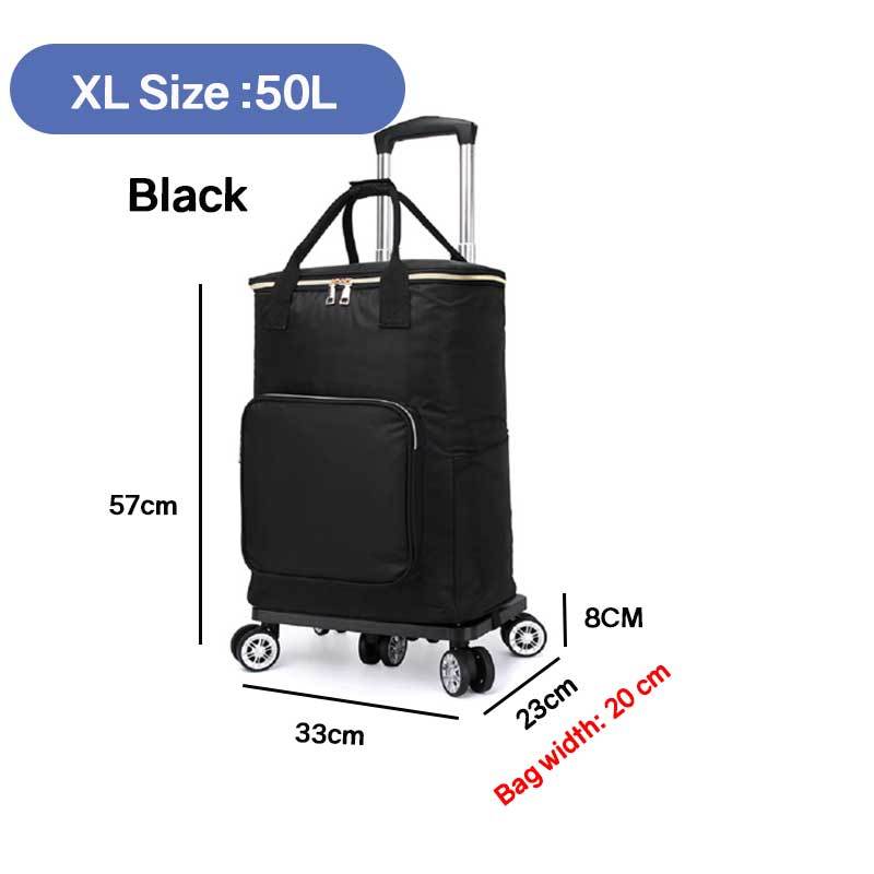 Retractable folding grocery Personal shopping cart shopping trolley/Trollies market trolley