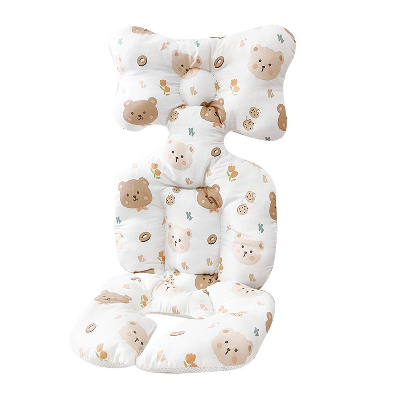 Korean Multifunctional Baby Stroller Cushion Liner Safety Seat Pad Universal Stroller Cotton Pad Warm/Ice Mat