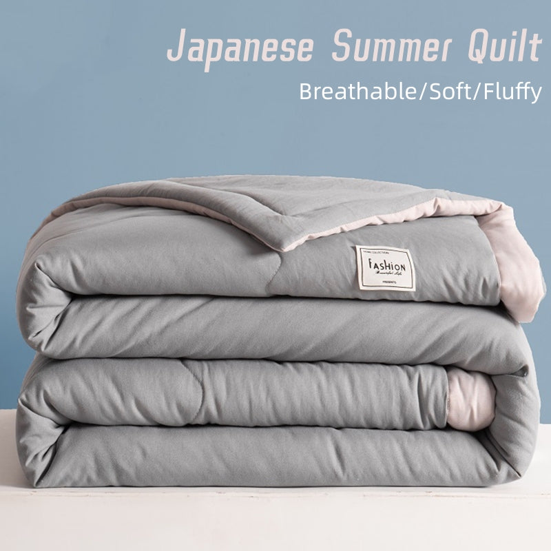Soft Cotton Blanket Comforter Premium Cotton Blanket  Washable  Air Conditioning Quilt