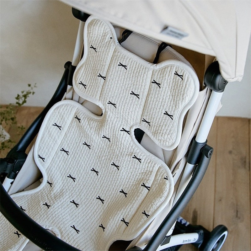 Korean Style Multifunctional Baby Stroller Cushion Liner Safety Seat Pad Universal Stroller Cotton Pad Warm/Ice Mat