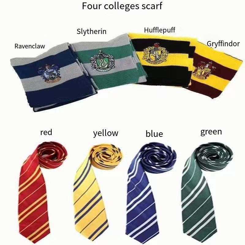 Harry Potter Costume Robe Cape Cloak Halloween Adult Kids Cosplay Magic Suit Gryffindor Slytherin Hufflepuff