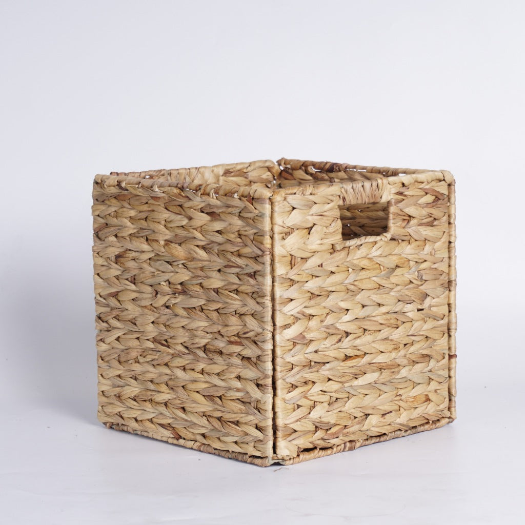 TasBagShop Hand-woven Basket Foldable Laundry Basket Toy Clothing Storage KALLAX Collapsible