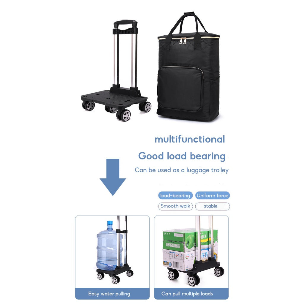 Retractable folding grocery Personal shopping cart shopping trolley/Trollies market trolley