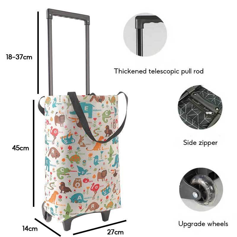 Retractable folding grocery Personal shopping cart shopping trolley/Trollies market trolley