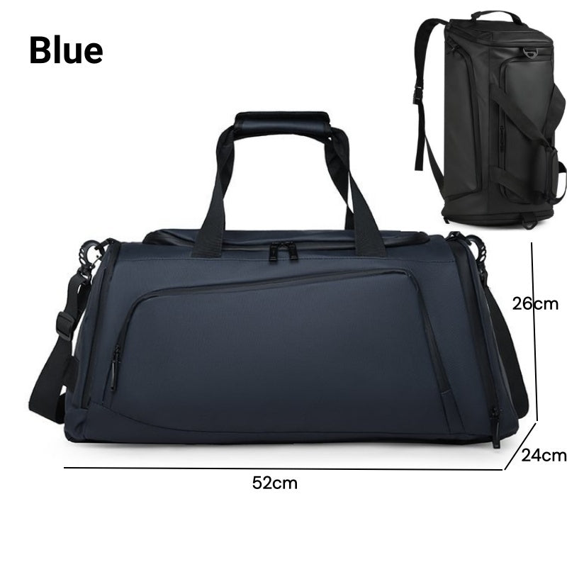 Tas 3-in-1 Travel Bag Backpack Multifunctional Men's Business Luggage Bag Large-capacity Waterproof Fitness Bag