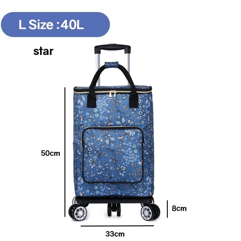 Retractable folding grocery Personal shopping cart shopping trolley/Trollies market trolley