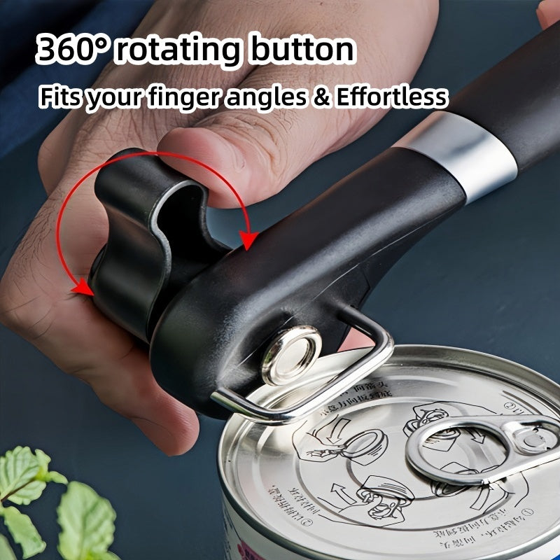 Safe Cut Can Opener Stainless Steel Smooth Edge Can Opener Manual Can Opener Jar Opener