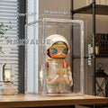 Large Popmart Display Box Labubu Organiser Figurine Shelf Rack Transparent