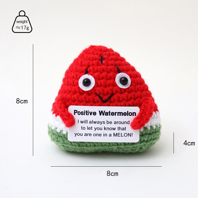 Emotional Support Crochet Doll Toys Positive Potatoes Crochet Hand-knitted Small Gift Christmas Gift